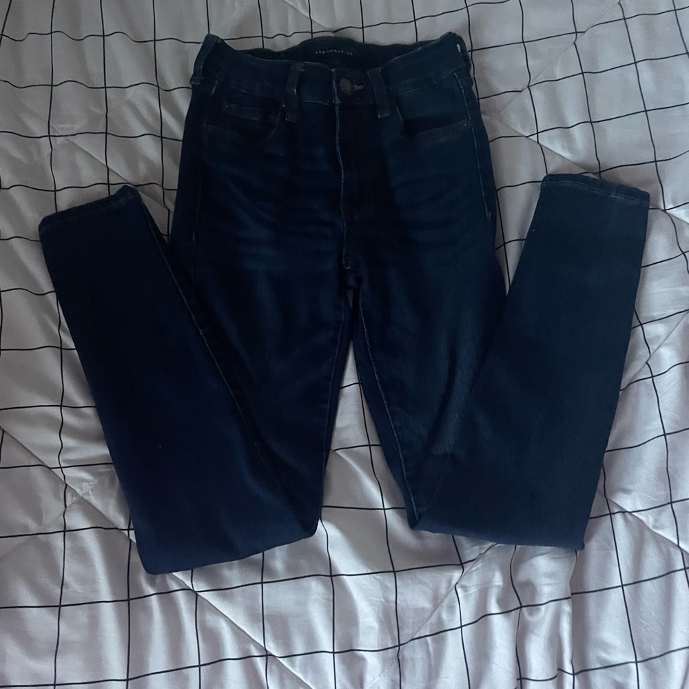 Aeropostale, dark blue jeans size 0